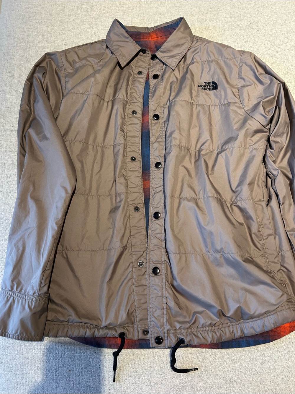 The North Face Men's Reversible Flannel / Brown Jacket